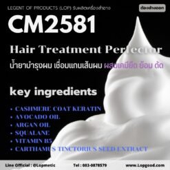 CM2581 รับผลิตHair Treatment Perfector รับผลิตน้ำยาบำรุงผม ผสมเคมียืด ย้อม ดัด เชื่อมแกนเส้นผม