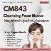 CM843 รับผลิตโฟมมูสล้างหน้า รับผลิตCleansing Foam Mouse (สูตรสำหรับผิวบอบบาง)