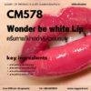 CM578 รับผลิตครีมทาแก้ปากดำและหัวนมชมพู รับผลิต Wonder be white Lip 