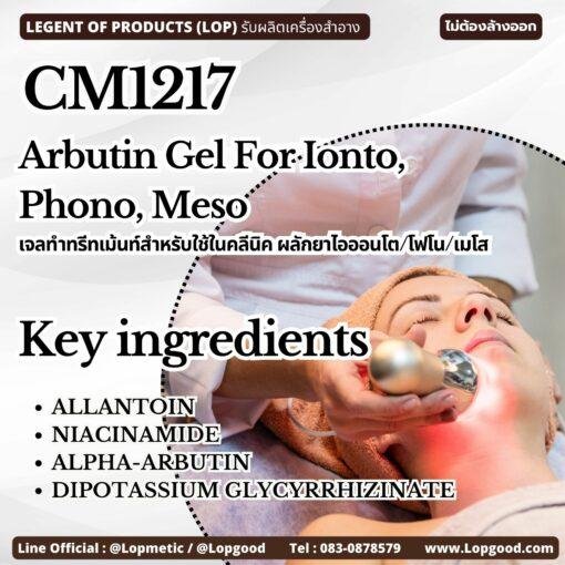 CM1217  รับผลิตเจลทำทรีทเม้นท์ใช้สำหรับเครื่องผลักยาไอออนโต โฟโน เมโส รับผลิตGel Treatment For Ionto Phono  Meso