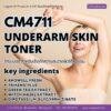 CM4711 รับผลิตUNDERARM SKIN TONER รับผลิตโทนเนอร์ สำหรับเช็ดทำความสะอาดผิวใต้วงแขน สูตร AKOWELL FRESH และ TRIKENO PLUS