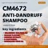 CM4672 รับผลิตANTI-DANDRUFF SHAMPOO รับผลิตแชมพูขจัดรังแค สูตร SELENIUM SULFIDE 1%