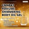 CM4841 รับผลิต PERFUME SHIMERING BODY OIL GEL รับผลิตออยล์เพอร์ฟูมบำรุงผิว สูตร EXOLIVE และ VITAMIN F FORTE