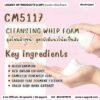 CM5117 รับผลิตCLEANSING WHIP FOAM มูสโฟมล้างหน้า รับผลิตสูตรผิวมีแนวโน้มเป็นสิว