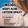 CM5105 รับผลิตBODY ACNE LOTION SPRAY รับผลิตสเปรย์ฉีดลดสิว สูตร PUREREX-AC และ NELUPURE