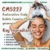 CM5227 รับผลิตRestorative Scalp Bubble Foaming Shampoo รับผลิตแชมพูเนื้อโฟมมูสละเอียด สูตลดผมร่วง