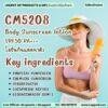 CM5208 รับผลิตBody Sunscreen lotion SPF50 PA+++ รับผลิตโลชั่นกันแดดทาตัว