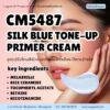CM5487 รับผลิตSILK BLUE TONE-UP PRIMER CREAM สูตรปรับโทนสีผิวเหลืองและหมองคล้ำให้กระจ่างใส