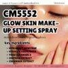 CM5552 รับผลิตGLOW SKIN MAKE-UP SETTING SPRAY รับผลิตสเปรย์เซ็ตเครื่องสำอาง สูตรให้ผิวฉ่ำวาว